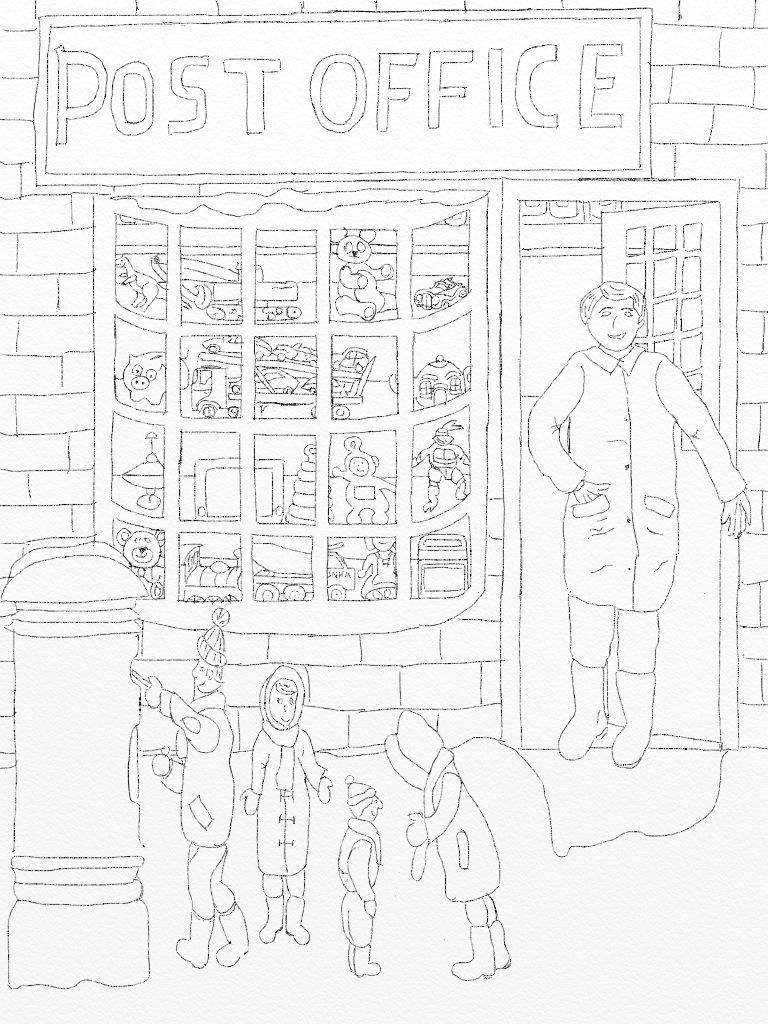 Artwork 11 black and white colouring page