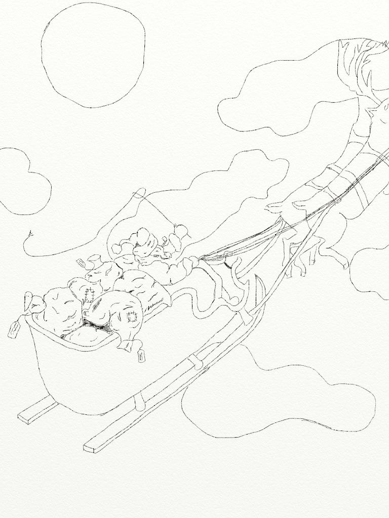 Artwork 12 black and white colouring page