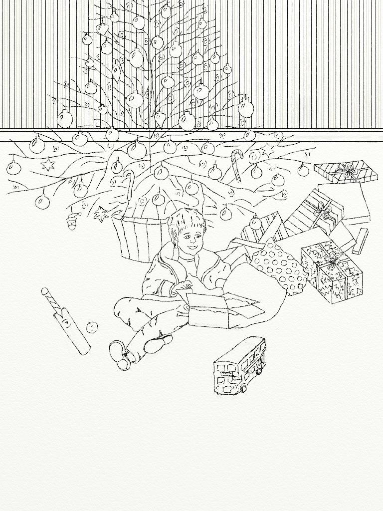 Artwork 8 black and white colouring page